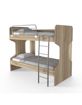 Κουκέτα παράλληλη Top απλή για στρώμα 90x190cm 02.00001