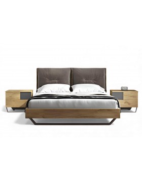 Σετ Κρεβατοκάμαρας 5τμχ Loft4 M.18 Natural Rustic Oak