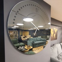 Γυάλινος Φωτιζόμενος Καθρέφτης Ρολόι N50 Φ104cm | Εκθεσιακό Άλιμος