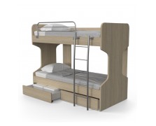 Κουκέτα Top για στρώμα 90x190cm με συρτάρια αποθήκευσης 02.00002