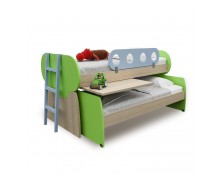 Κουκέτα Work N' Play για στρώμα 90x190cm/90x200cm με μια επιφάνεια γραφείου 02.00038
