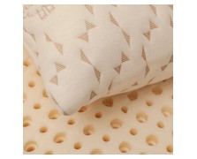 Μαξιλάρι Latex Low με κάλυμμα Wool Dimstel