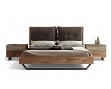 Σετ Κρεβατοκάμαρας 5τμχ Loft4 M.22 Light Brown Rustic Oak
